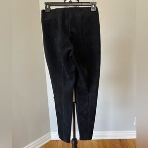 Zara Basic size small faux suede pants black